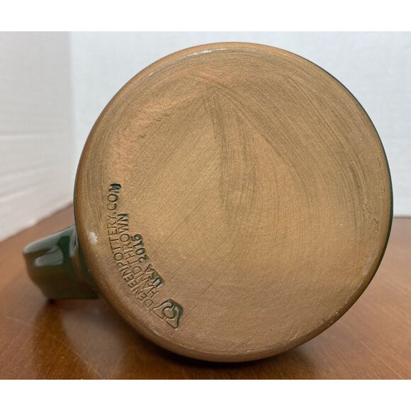 Deneen Pottery Mug Brewery Gulch California drip glaze Green - Picture 4 of 6